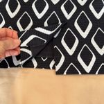 Ann Taylor sz 4 blue and white abstract print fully lined back zip skirt EUC Photo 5