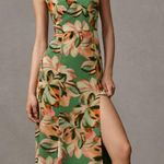 Hutch  Mikayla Sleeveless‎ V-Neck Side-Slit Maxi Dress Light Green 2 NWT Photo 0