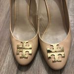 Tory Burch Nude Patent  Block Heels Size 7.5M minor scuffing overall good conditn Photo 5