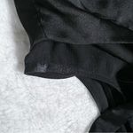 H&M Black Satin and Tulle V Neck Cami Photo 3