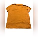 NWT J.Crew Size Large Women Burnt Orange‎ Brown Shirt Slub Cotton Tee V Photo 6