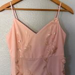 Lulus Blush Pink Floral Midi Dress Photo 6