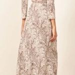 Reformation  Jaz Snake Print Wrap Midi Long Sleeve Dress Size M $248 Photo 11