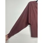 EXPRESS  Women’s Sweater XS Maroon Long Sleeve Knit Pullover Top Casual Photo 1