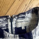 People tree organic cotton blue and white plaid dress size 8 Photo 4