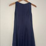 NEW Urban Native 100% Silk Embroidered Butterfly Maxi Dress Blue Boho Cottage Photo 3