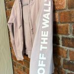 Vans  womens cropped zip up hoodie sweatshirt jacket purple/mauve XS Photo 3