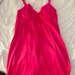 Auden Pink Mini Silk Slip Dress Photo 0