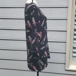 Soma Cheers To Us 3/4 Sleeve Sleepshirt Nightgown | Soma 3/4 Sleeve Sleep Shirt Black Photo 2