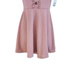 Speechless Tie Strap Eyelet Lace Boho Fit & Flare Dress Flowy Pink Size Small Photo 3