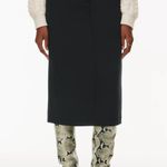 Aritzia NWT Wilfred Riviera Slim-fit Midi Crepe Pencil Skirt In Black. Women's US Size 6 Photo 1