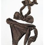 Ramy Brook  Sparkle Nova Bikini Top & Sparkle Lura High Waist Bikini Bottom Photo 1