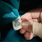 Banana Republic  100% silk teal small shoulder bag NWOT Photo 8