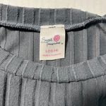 secret treasures Gray Long Sleeve Ribbed Top Women’s Size Large 12/14 Photo 8