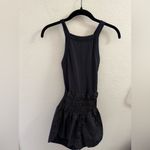 Free People Movement  Womens XS Righteous Runsie Romper Black Athletic Photo 3