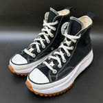 Converse 166800C Black Canvas Run Star Hike Platform Unisex Sneakers Size 6.5 Photo 0