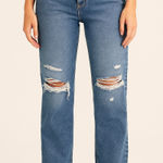 PacSun Boyfriend Distressed High-Rise Jeans Light Wash Women’s Size 30 NWT Photo 0