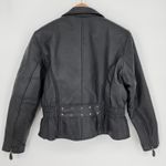 USA Biker's Dream Apparel Leather Motorcycle Jacket Women's Size Medium Black Photo 7
