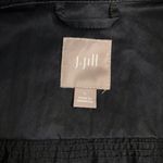 J.Jill Packable Trench Rain Coat Women L Black Smocked Grunge Boho Feminine Y2K Photo 8