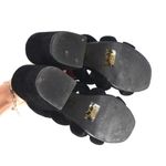 Kelsi Dagger Brooklyn Mell Heeled Sandals Tubular Kid Suede Black Women's 7.5 Photo 7
