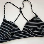 Victoria's Secret Victoria’s Sport • Black and White Striped Bikini Top Photo 0