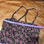 Free People  Jenna's Bustier Babydoll Tank floral button front medium pink Photo 10