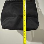 Laurent Effel Women Black Nylon And Croc Trim Mini Bag Drawstring Gold Detail N Photo 12