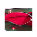 CELINE Vintage Bag Green Leather Top Handle Shoulder Tote Made in Italy Photo 8