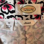 Talbots  Butterfly Print Stretch Ankle Pants Size 10‎ Photo 5