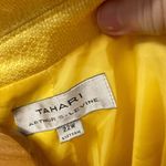 Tahari Double Breasted Button Down Jacket, Yellow Photo 1