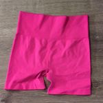 Zyia  Hot Pink Seamless Ribbed Shorts Size Medium Photo 0