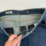 AG Adriano Goldschmied Adriano Goldschmied AG Skirt Size 29 The Mini A-Line Denim Skirt Dark Wash Photo 1