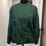 ZARA  green denim shirt. Size XS. Photo 0