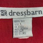 Dress Barn  100% Silk Blouse Size L Excellent Photo 6