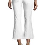 Current/Elliott The Cropped Flip Flop Jeans White Size 23 Photo 8