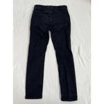 Old Navy Mid Rise Skinny Built In Flex Straight Black Jeans 28x30 Photo 3