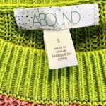 Nordstrom Abound Womens Sweater Small Striped Lightweight Crew Neck Colorful Photo 1