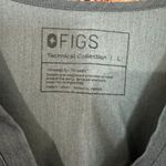 FIGS Gray  scrub top Photo 1