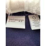 Chico's | Zenergy Purple Velour Half-Zip Pullover Jacket Size 0 | Small Photo 5