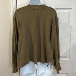 We The Free NWT  Army Green over size shirt size S Photo 2