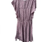 Monteau Vintage Women’s Sz M White Daisies Dotted Stretch Knee Length Dr… Photo 1