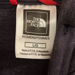 The North Face  Womens Pullover Hoodie Sweatshirt Size L Dark Purple Logo Graphic Photo 4