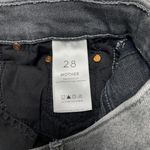 MOTHER Denim Mother Grey The Swooner Supermoon Stripe Jeans Photo 10