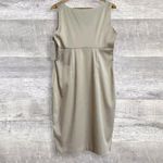 Robbie Bee Signature by Satin Jacket & Dress Set NEW Women 10 Beige Knee Length Photo 7