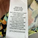 Adelyn Rae Adeyln Rae Black Fruit Floral Print Tiered Midi Dress Tie Shoulder Smocked NWT Photo 4