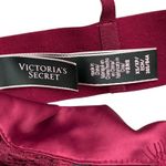 Victoria's Secret  Burgundy Lace Strappy Teddy Bodysuit XS Photo 4