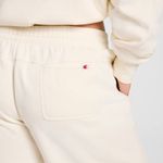Champion  Women's Cropped Fleece Joggers - Cream 2X Photo 4