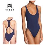 Milly New. Cabana navy one piece swimsuit. Photo 1
