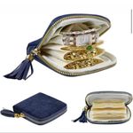 Travel Jewelry Case, Velvet, 5 Separate Compartments Apple Green ~NEW~ Photo 8