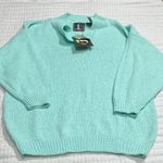 Vintage NWOT Mint Green Women's Sweater Size L Photo 0